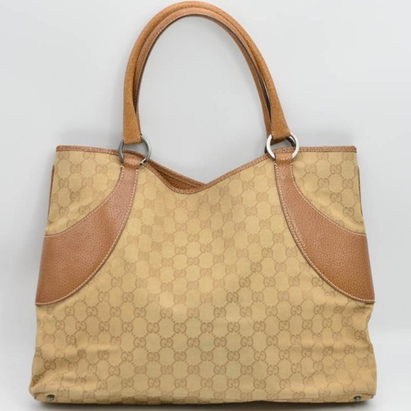 Gucci GG Monogram Top Handle Tote Bag w/Dust Bag